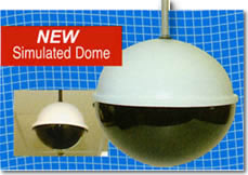 Simulated Pendant Mounted Domes