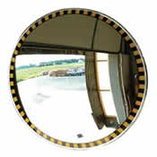 High Visibility Caution Mirrors